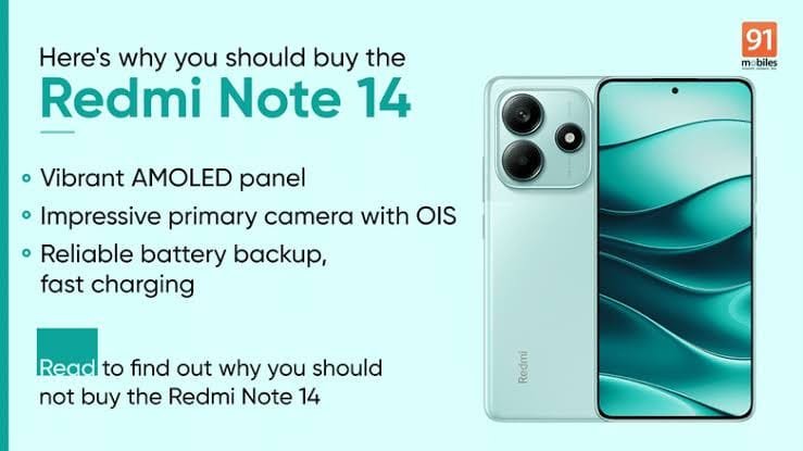 एडवांस फीचर्स और धांसू कैमरे वाला Redmi Note 14 खरीदने से पहले जाने इसके 3 फायदे और 2 नुकसान