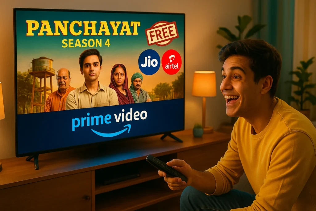 Panchayat Season 4 देखें बिल्कुल फ्री! Jio और Airtel यूजर्स के लिए शानदार मौका