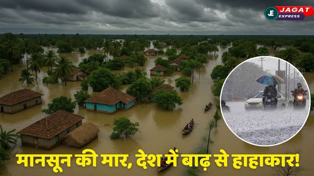 weather update: मानसून की मार, ओडिशा में बाढ़ से हाहाकार! उत्तर प्रदेश में वज्रपात का रेड अलर्ट