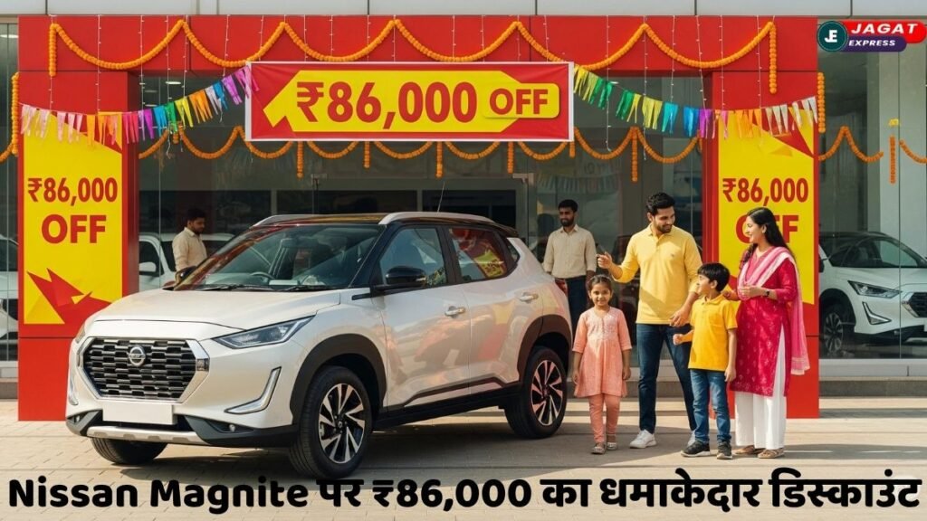 SUV खरीदने का बेस्ट टाइम! 6.14 लाख की Nissan Magnite पर ₹86,000 का धमाकेदार डिस्काउंट