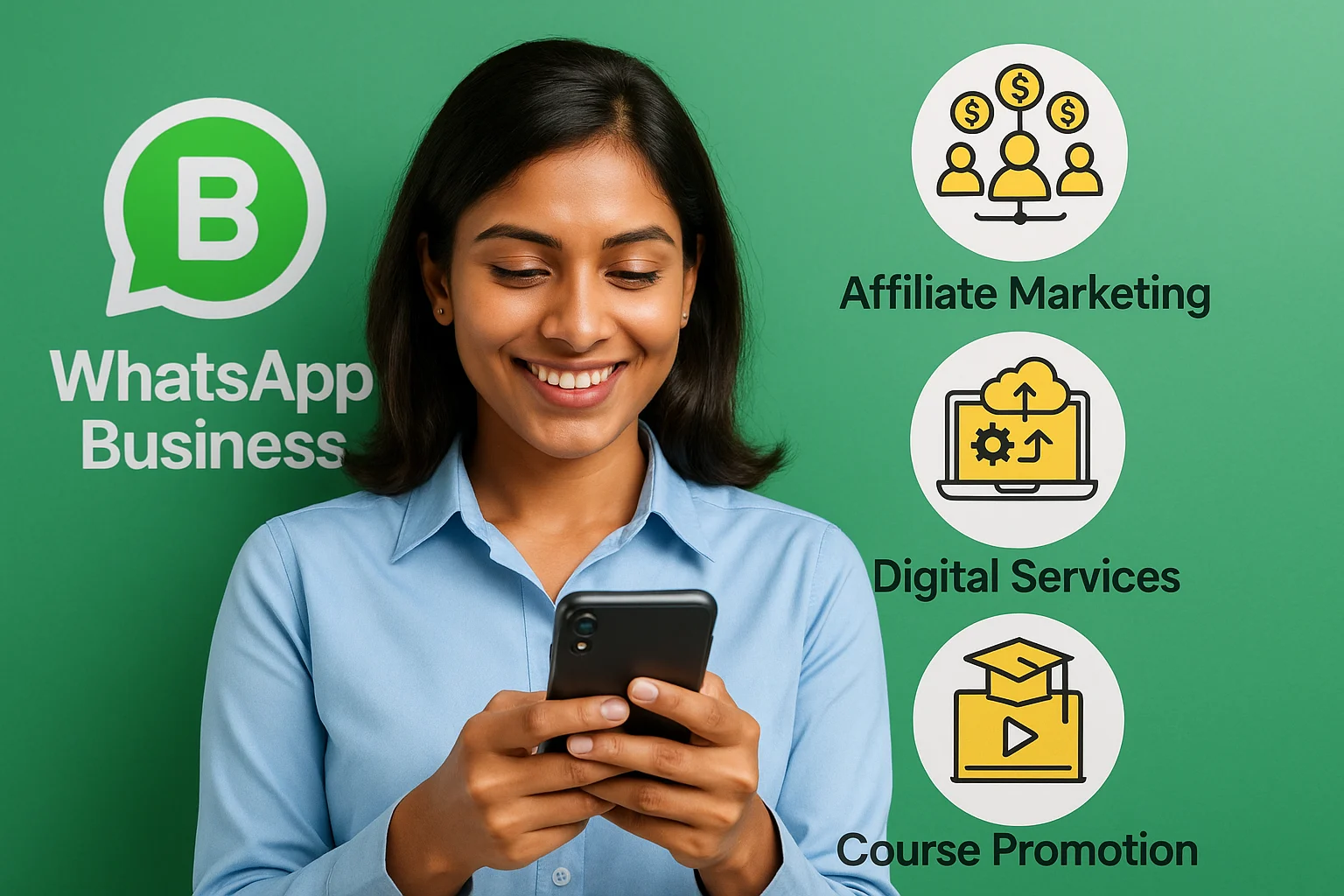 WhatsApp बना नया बिजनेस टूल! जानें हर महीने कमाएं ₹25,000 कमाने के तरीके