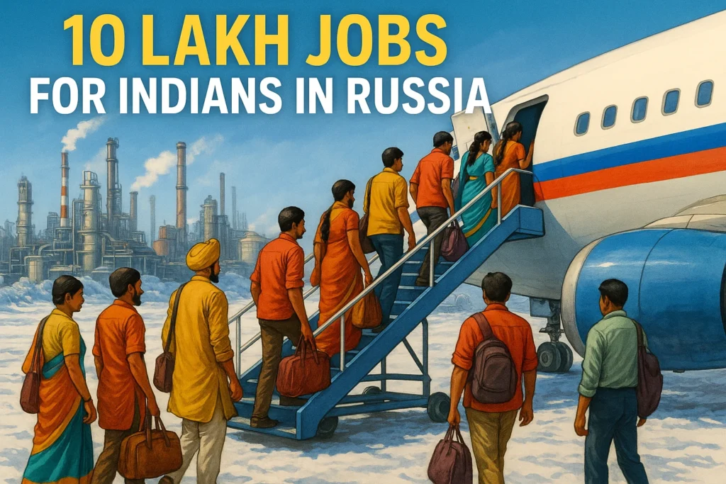 Russia Jobs for Indians: रूस ने खोले भारतीयों के लिए रोजगार के दरवाज़े!!! 10 लाख नौकरियों का सुनहरा मौका