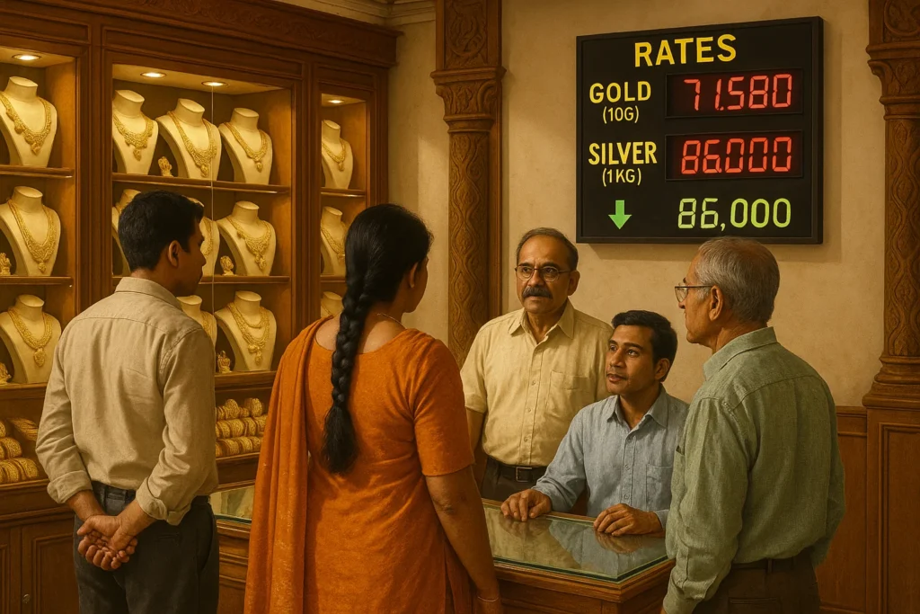 Gold Rate Today: रक्षाबंधन से पहले औंधे मुँह गिरा सोने का रेट!! खरीदारी का सुनहरा मौका