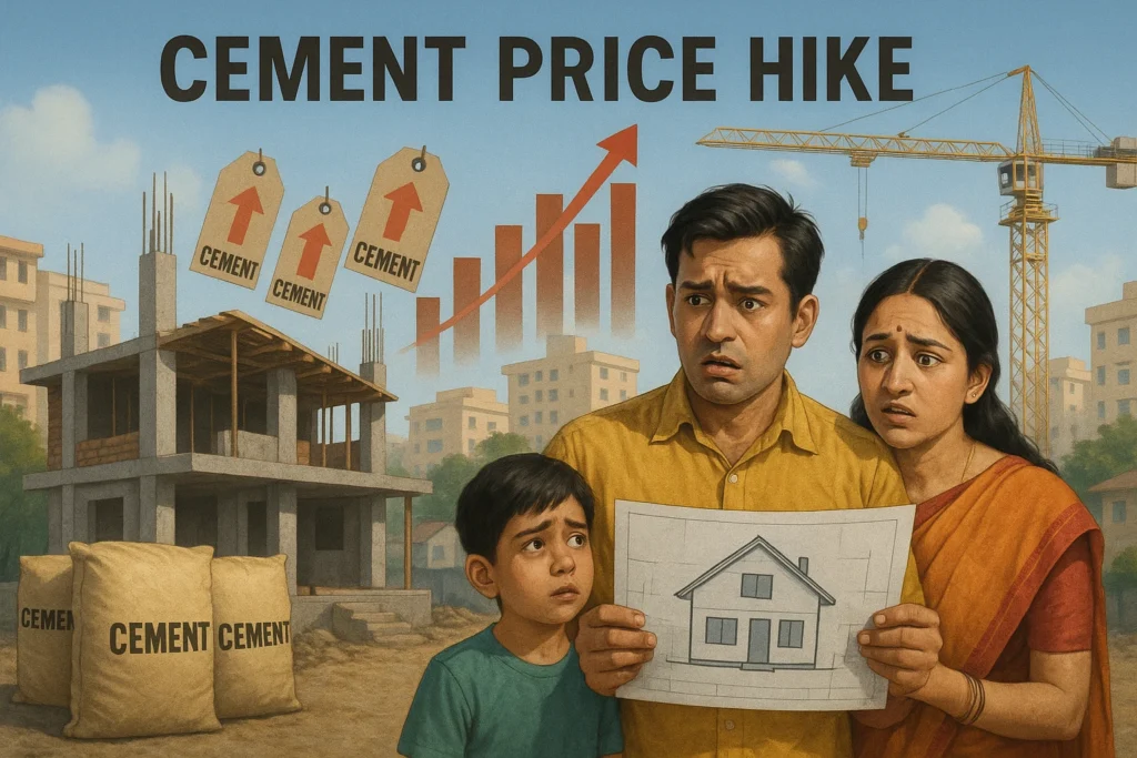 सीमेंट के दामों ने तोड़े आम आदमी के सपने!! Cement price में तगड़ी उछाल की तैयारी! सपनों का घर बनाना पड़ेगा भारी