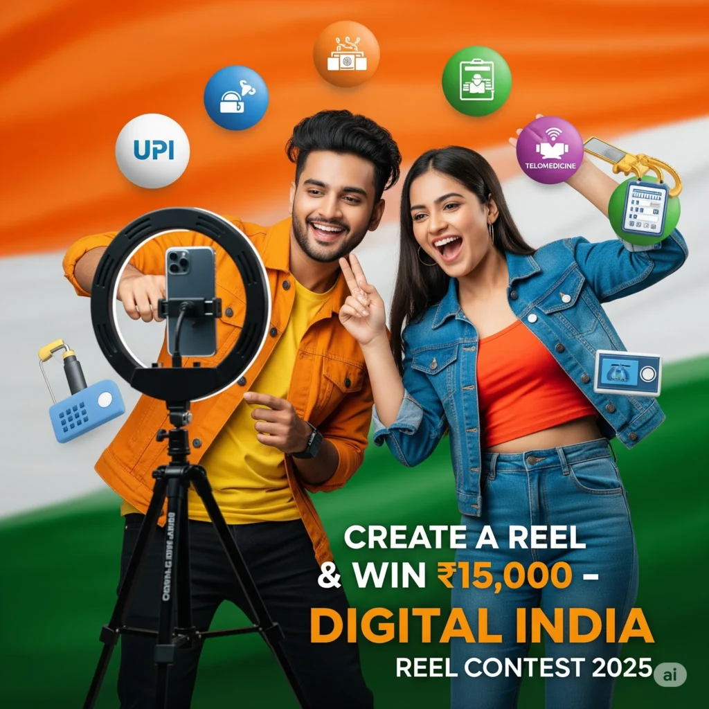 Digital India Reel Contest 2025: अब Reel बनाओ और ₹15,000 तक कमाओ! सरकार दे रही सुनहरा मौका