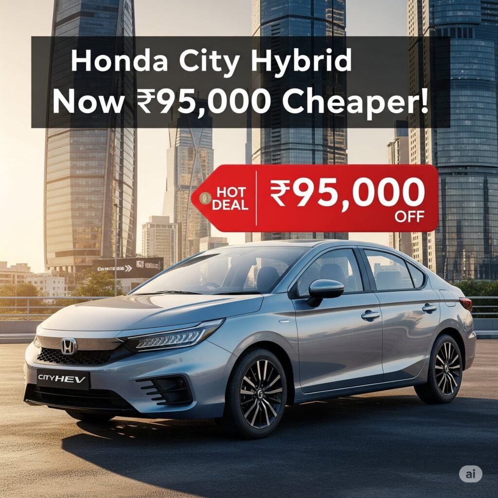 honda city ev - ₹1 लाख सस्ती हुई Honda की सुपरहिट कार – ऑफर देख लोग बोले, 'अब नहीं तो कब!