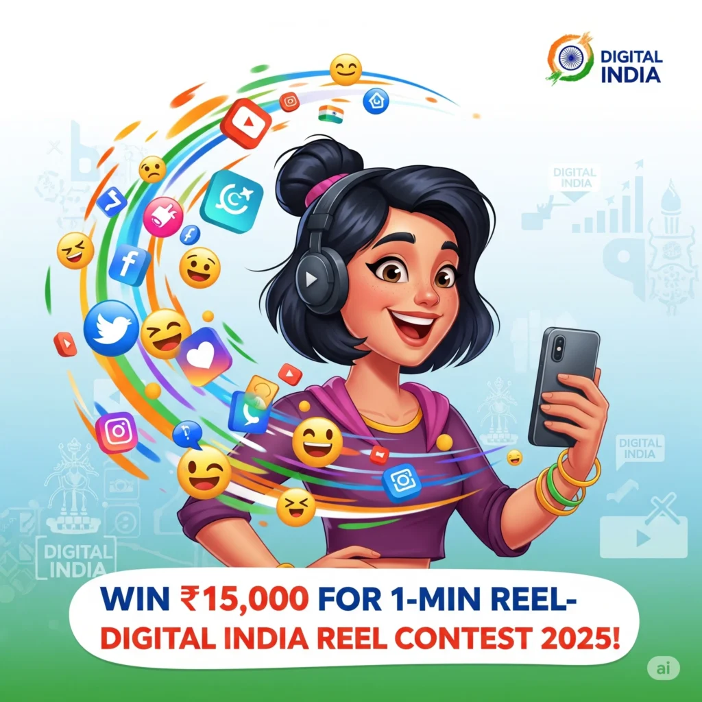 Digital India Reel Contest 2025: अब Reel बनाओ और ₹15,000 तक कमाओ! सरकार दे रही सुनहरा मौका