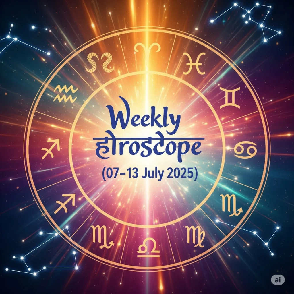 Weekly Horoscope (07–13 July 2025): ग्रहों की चाल बदलेगी भाग्य की दिशा! जानिए इस हफ्ते किसका भाग्य चमकेगा, किसे करना होगा संघर्ष?