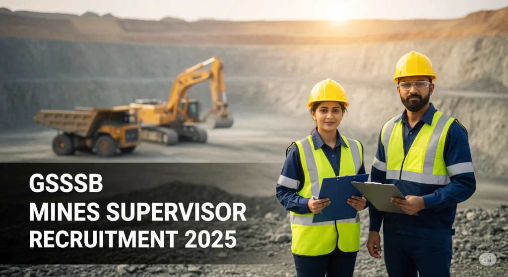 GSSSB Mines Supervisor की 106 वैकेंसी! यहां देखिए पूरी डिटेल