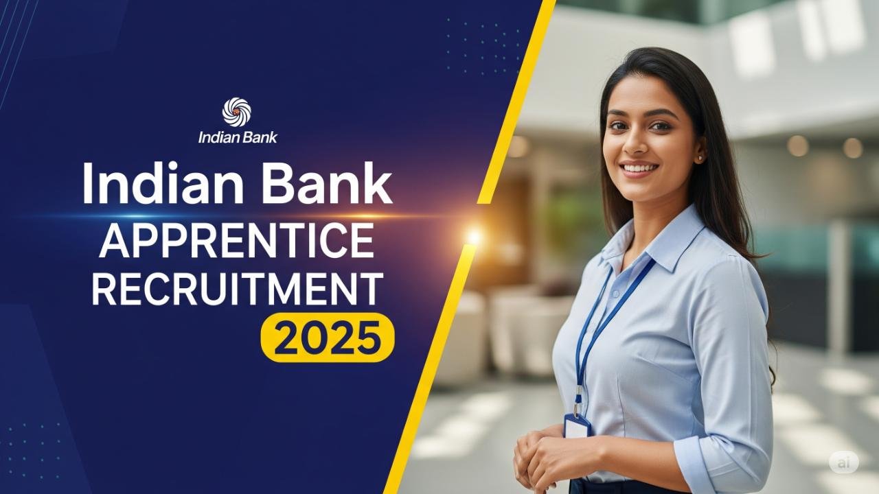 Indian Bank Vacancy 2025: बैंक में नौकरी का बंपर ऑफर! इंडियन बैंक में निकली 1500 पदों पर अप्रेंटिस भर्ती